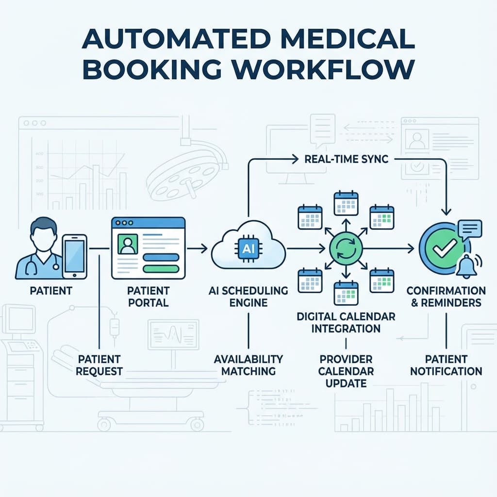 Flujo de automatización de citas médicas